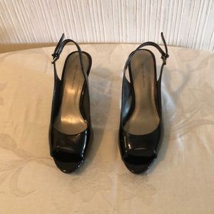 Black patent leather Bandolino heels